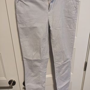 Ankle length banana republic pinstripe pants